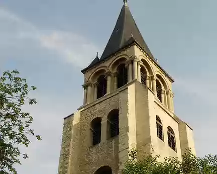 PXL014 Tour-clocher de St-Germain-des-Prés, l'une des plus anciennes de France, ...